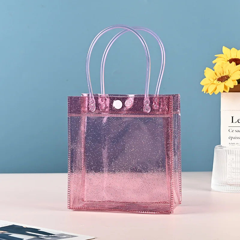 Clear PVC Jelly Tote – Festival-Ready, Event-Approved Style 🎟️