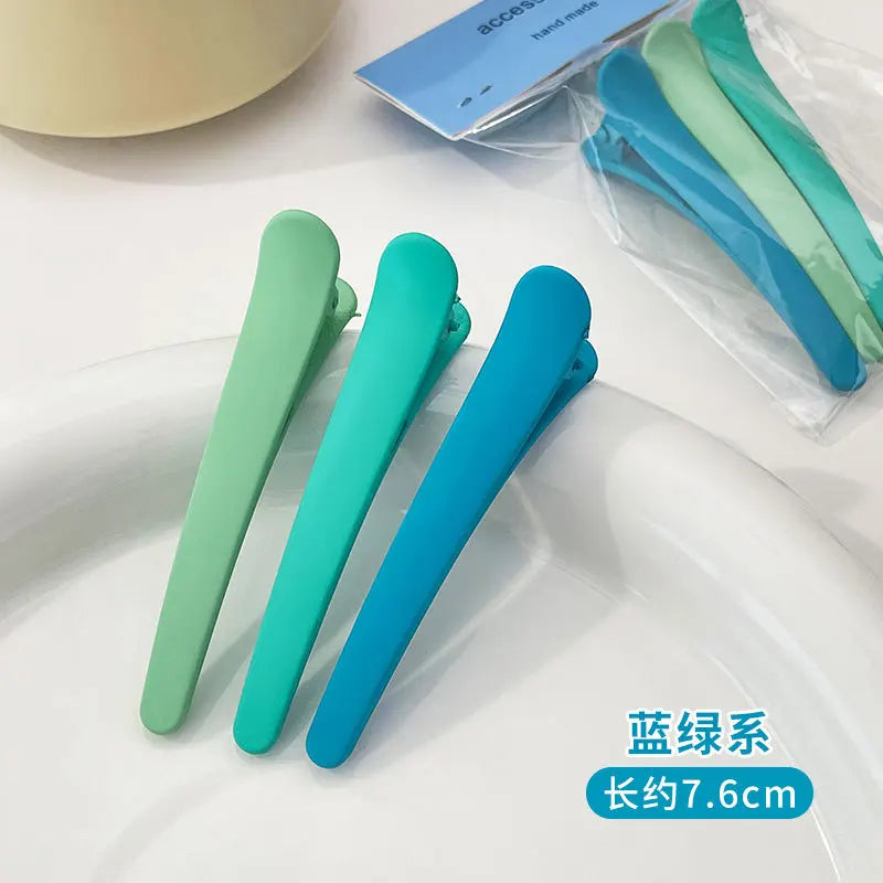 MOONBIFFY Non-Marking Hair Clips – Perfect for Side Bangs, Makeup, and Hair Care