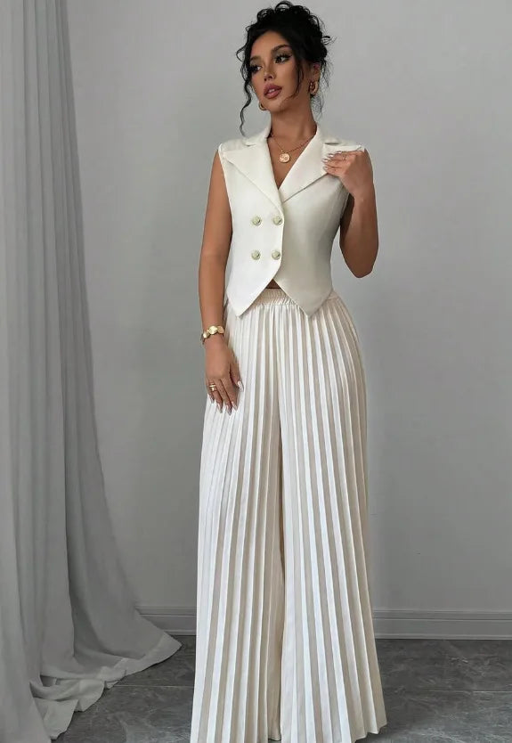 Classics Collection- Pleated Pant Set