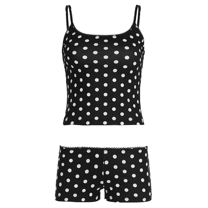 Look Good Feel Good Collection- Polka Dot Short Set
