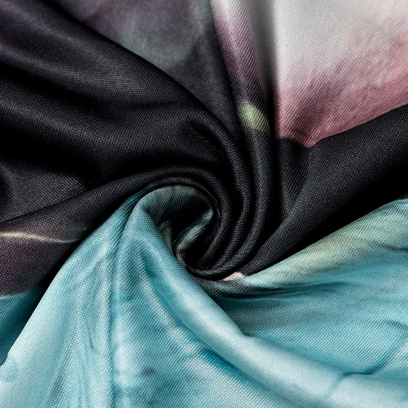 Y2K Grunge Collection- Vintage Paint Maxi Skirt Set