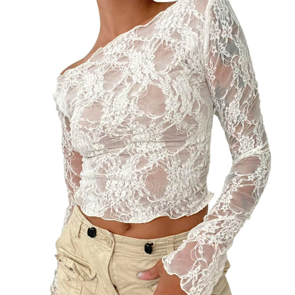 Vintage Lace Collection- Sheer Lace Top