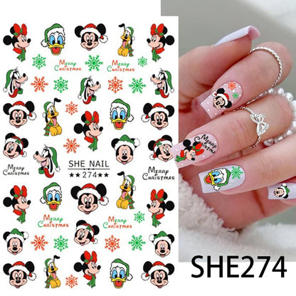 3D Cartoon Hello Kitty Nail Art Stickers – Laser Decals for Perfect Manicures