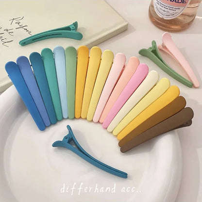 MOONBIFFY Non-Marking Hair Clips – Perfect for Side Bangs, Makeup, and Hair Care