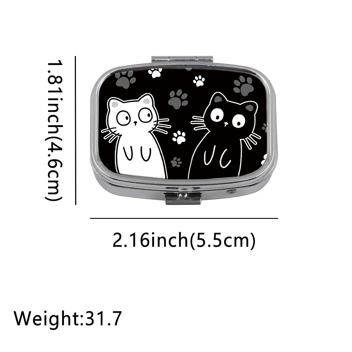 Friends TV Show Cartoon Portable Pill Box