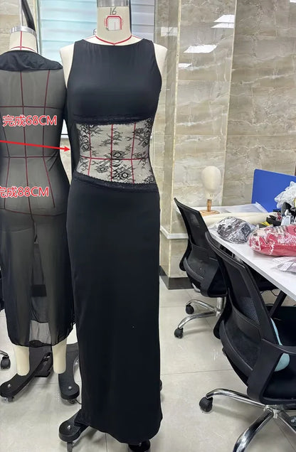 Vintage Lace Collection- Midi Lace Maxi Dress