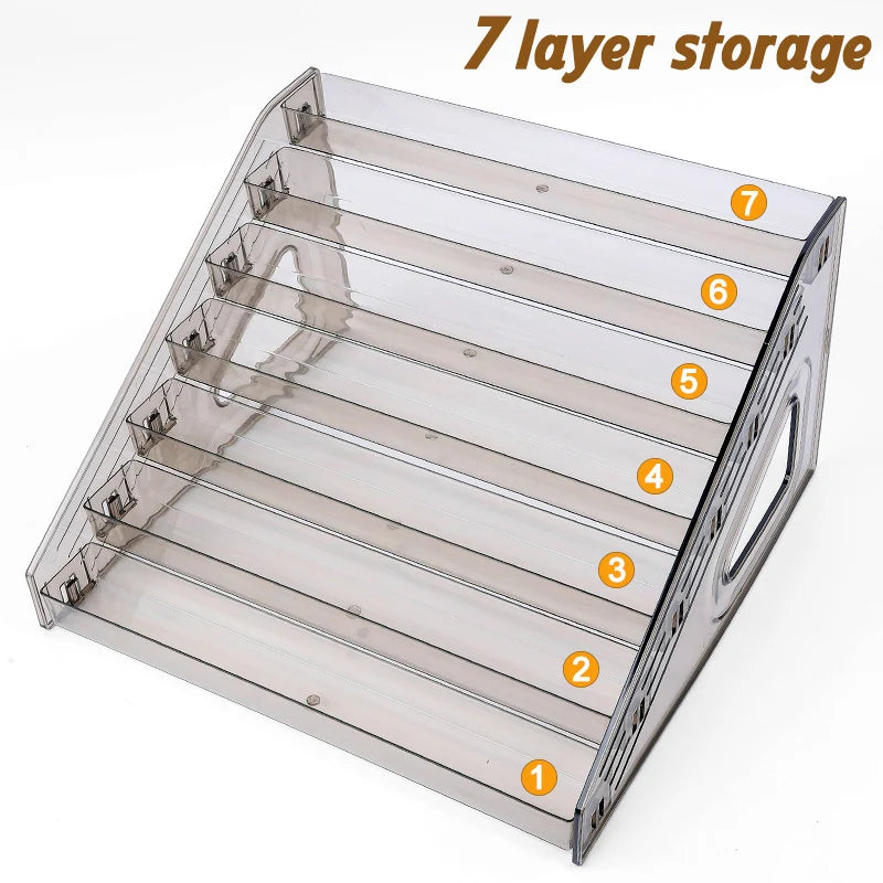 Clear Acrylic Nail Polish Display Rack