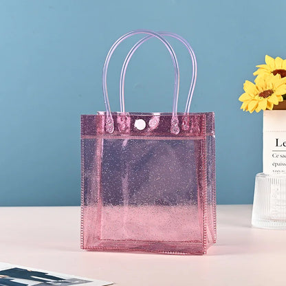 Clear PVC Jelly Tote – Festival-Ready, Event-Approved Style 🎟️