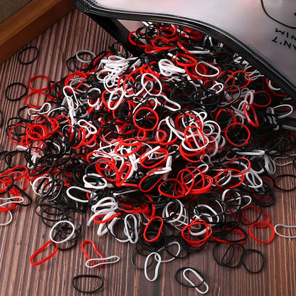 The Colorful Disposable Rubber Band Hair Ties – Bulk Packs for Kids & Styling