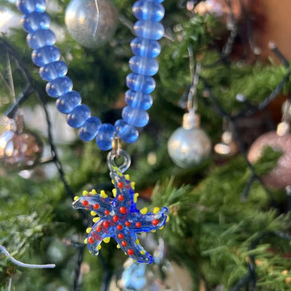 Glazed Fish Pendant Necklace