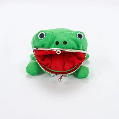 Kawaii Y2K Anime Frog Kiss-Lock Coin Purse