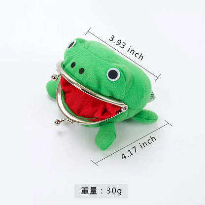 Kawaii Y2K Anime Frog Kiss-Lock Coin Purse