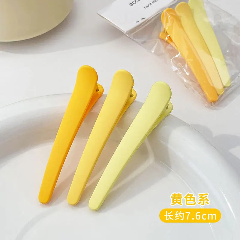 MOONBIFFY Non-Marking Hair Clips – Perfect for Side Bangs, Makeup, and Hair Care