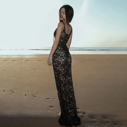 Vintage Lace Collection- BodyCon Maxi Dress
