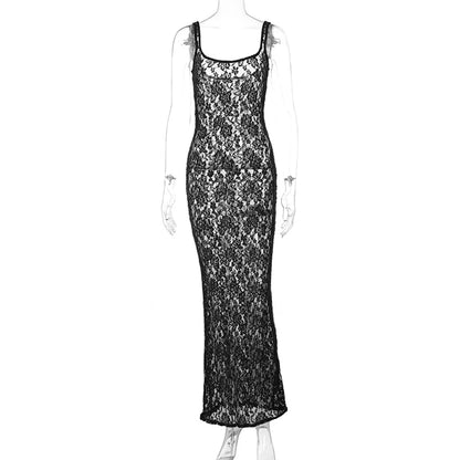 Vintage Lace Collection- BodyCon Maxi Dress