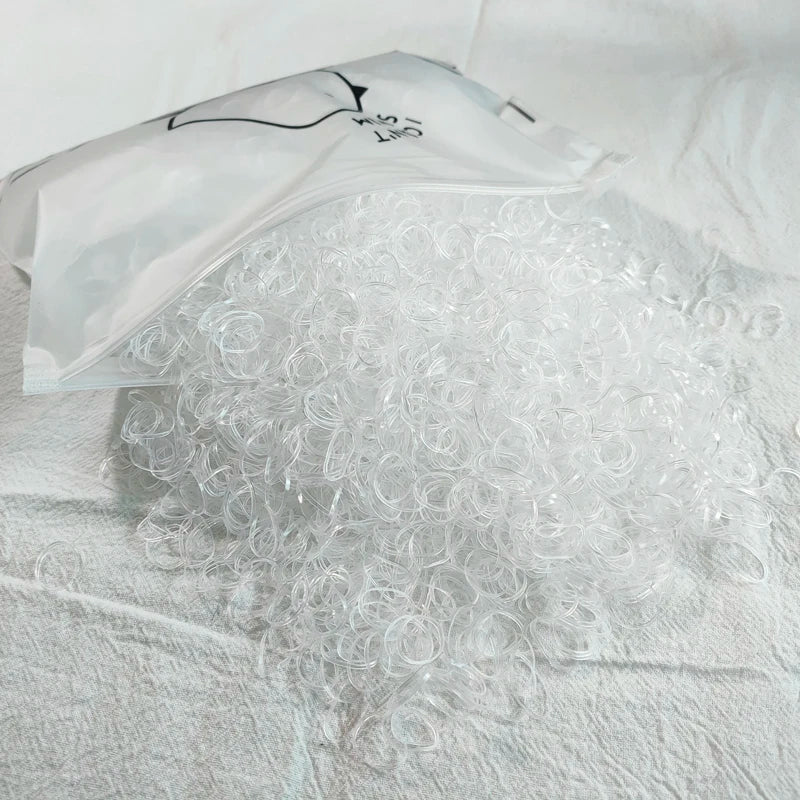 The Colorful Disposable Rubber Band Hair Ties – Bulk Packs for Kids & Styling