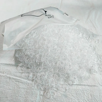 The Colorful Disposable Rubber Band Hair Ties – Bulk Packs for Kids & Styling