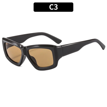 Y2K Grunge Collection- Rimless Wrap-Around Sunglasses