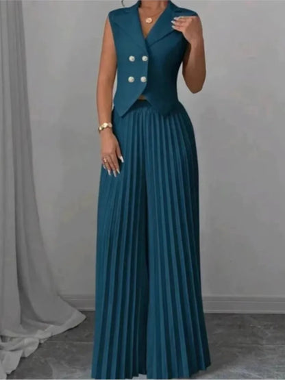 Classics Collection- Pleated Pant Set