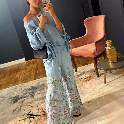 Classics Collection- Off the Shoulder Floral Set