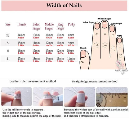 Strawberry Matcha Press-On Nails