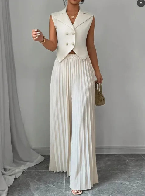 Classics Collection- Pleated Pant Set