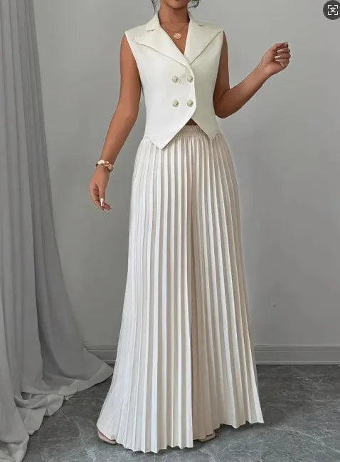 Classics Collection- Pleated Pant Set