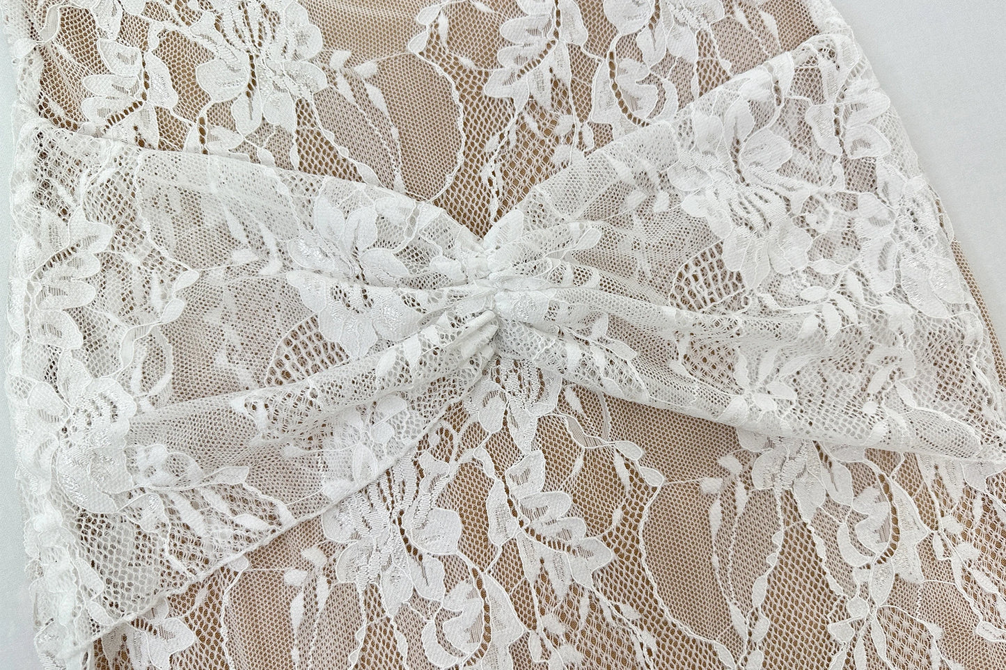 Vintage Lace Collection- Strapless Lace Maxi Dress