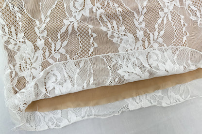 Vintage Lace Collection- Strapless Lace Maxi Dress