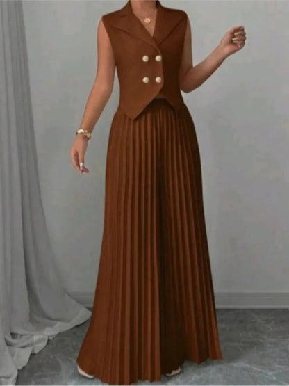 Classics Collection- Pleated Pant Set