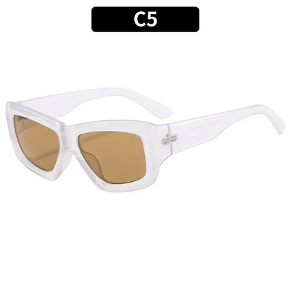 Y2K Grunge Collection- Rimless Wrap-Around Sunglasses