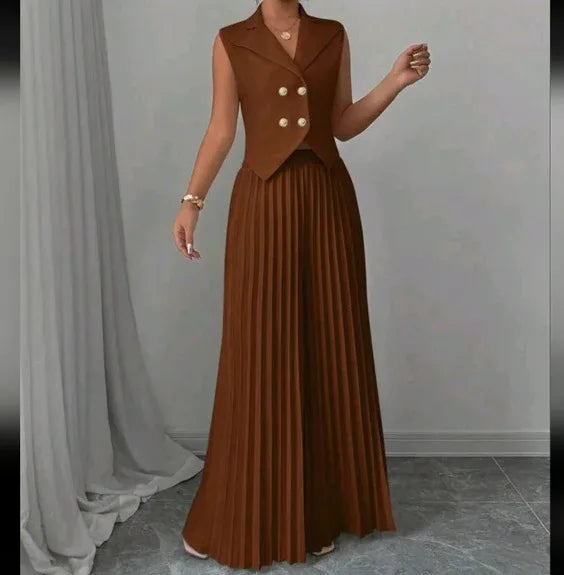 Classics Collection- Pleated Pant Set