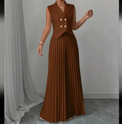 Classics Collection- Pleated Pant Set