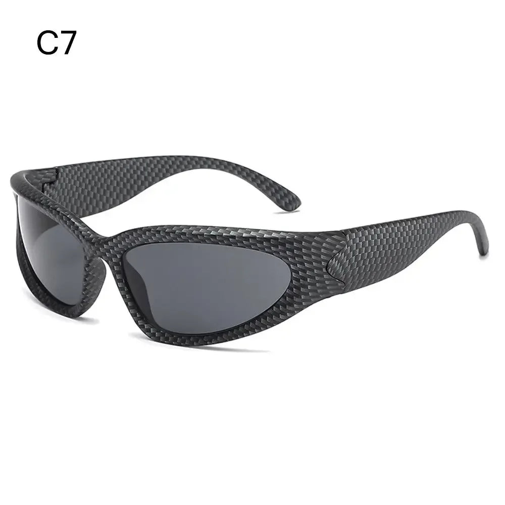 The Rimless Wrap-Around Shield Sunglasses