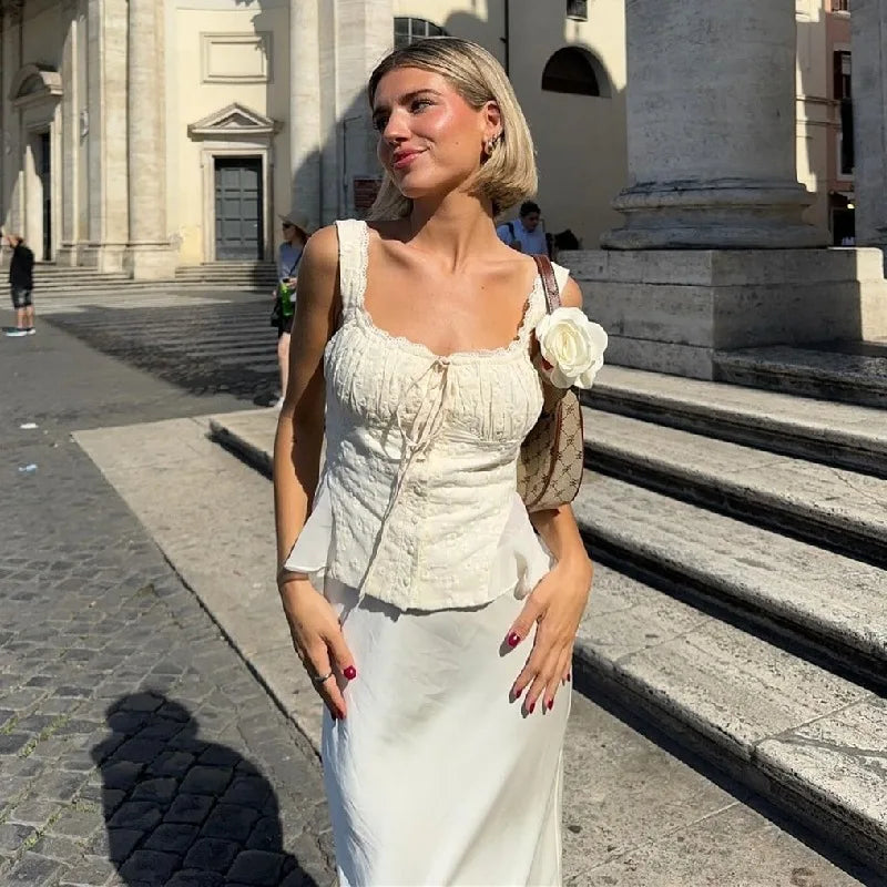 The Bella Fairy core Set – Lace Cami Top & Mermaid Skirt