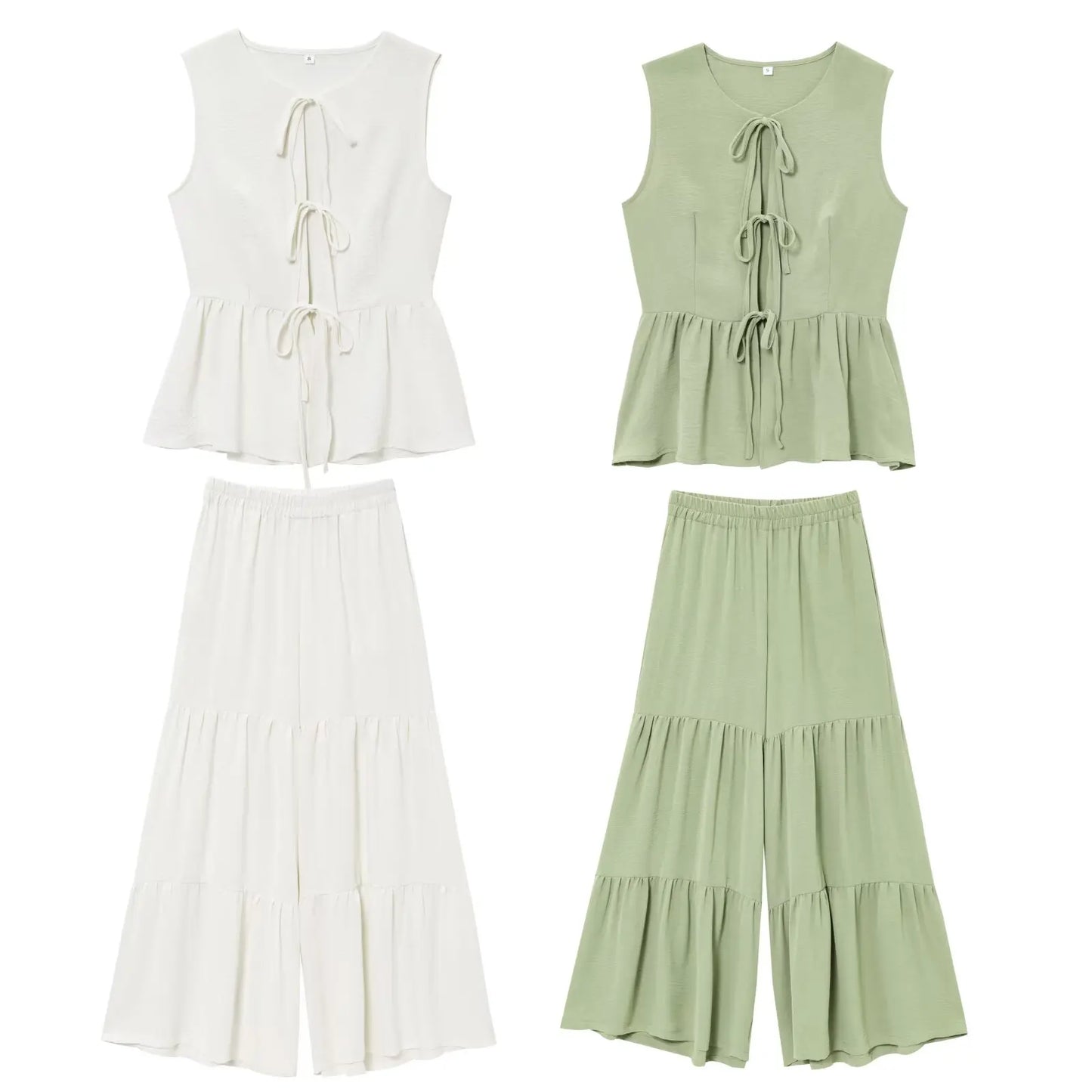 Classics Collection- Lace Up Tank Pants Set