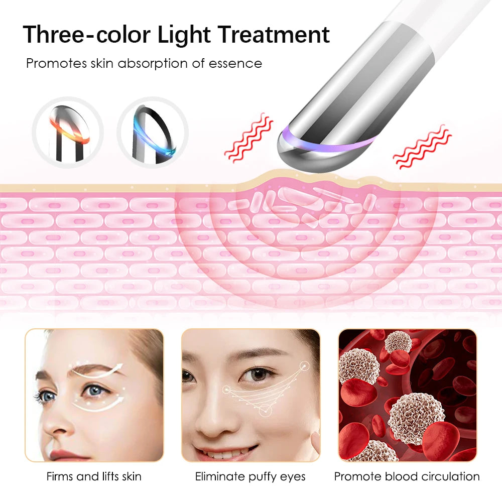 Moajaza Vibration Eye Massager – Anti-Dark Circle & Anti-Wrinkle Eye Beauty Care Device