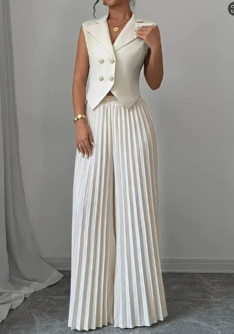 Classics Collection- Pleated Pant Set