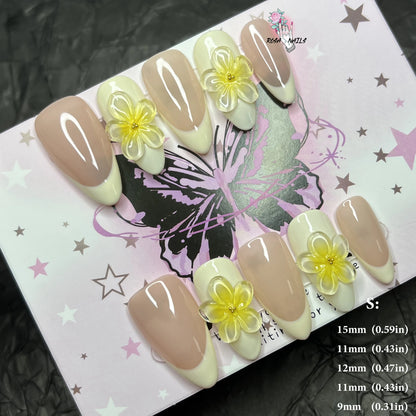 Strawberry Matcha Press-On Nails