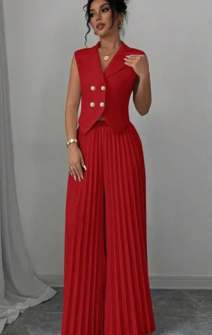 Classics Collection- Pleated Pant Set