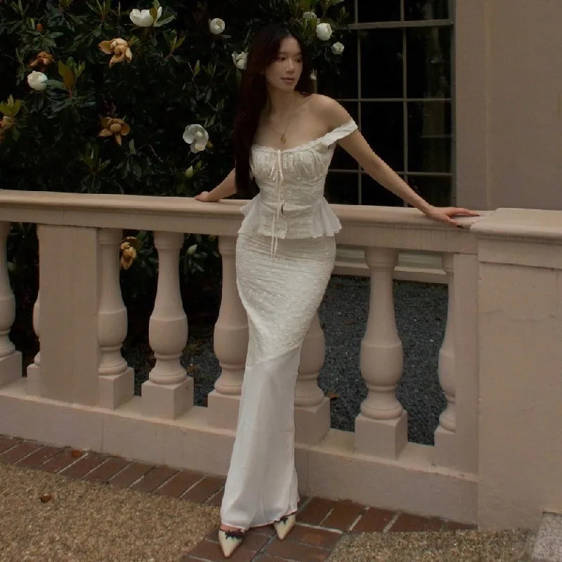 The Bella Fairy core Set – Lace Cami Top & Mermaid Skirt