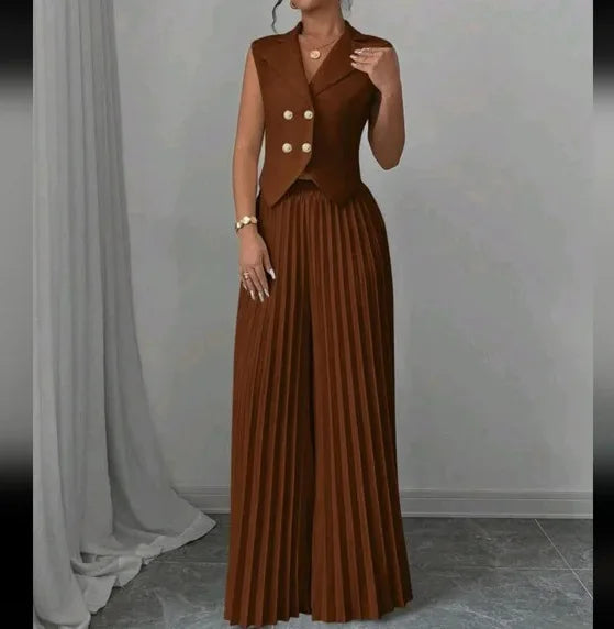 Classics Collection- Pleated Pant Set