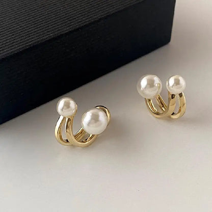 Classic Pearl Drop Earrings – Retro Elegance Reimagined
