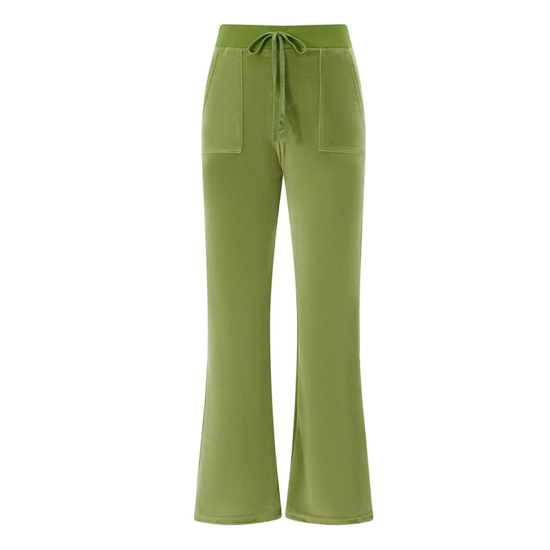 The Velvet Zip-Up Hoodie & Pants Set – Cozy Casual Loungewear