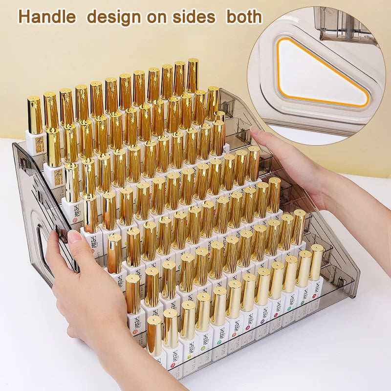 Clear Acrylic Nail Polish Display Rack