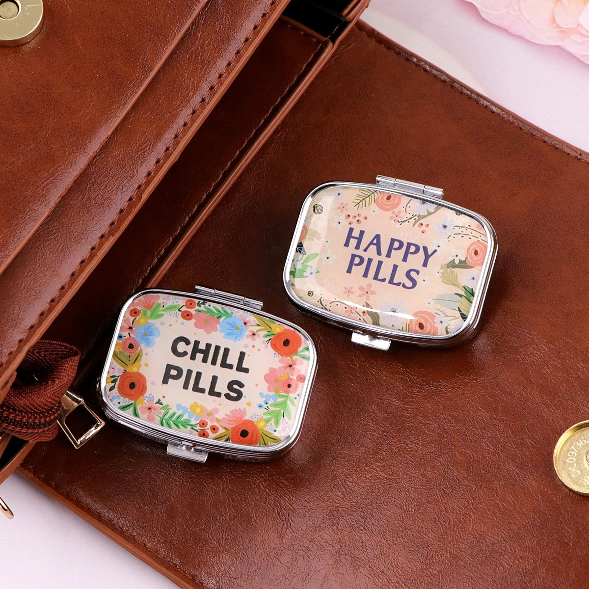 Friends TV Show Cartoon Portable Pill Box