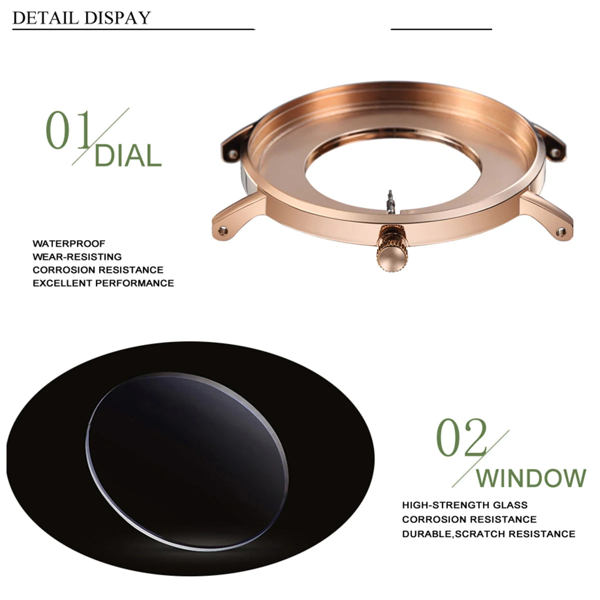 The Hannah Martin Stainless Steel Quartz Watch