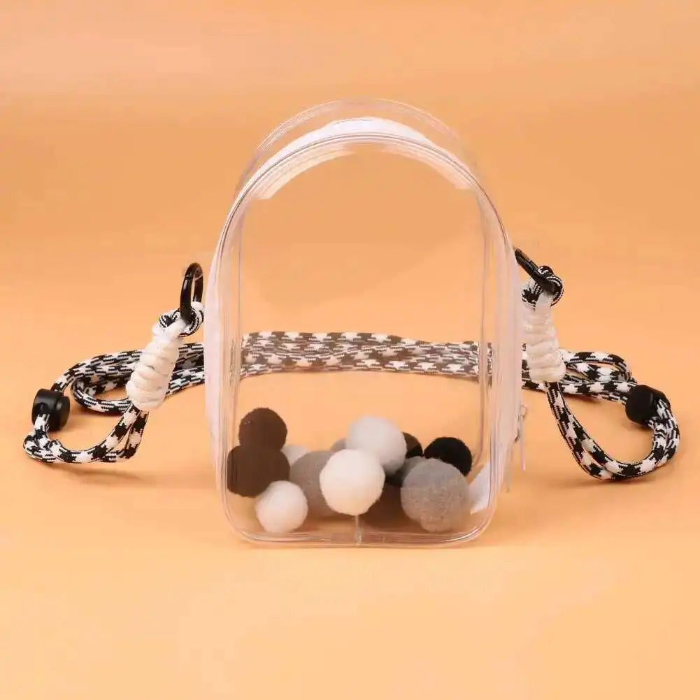 The Labubu Doll Protect Case – 15cm Sitting Cotton Shoulder Bag