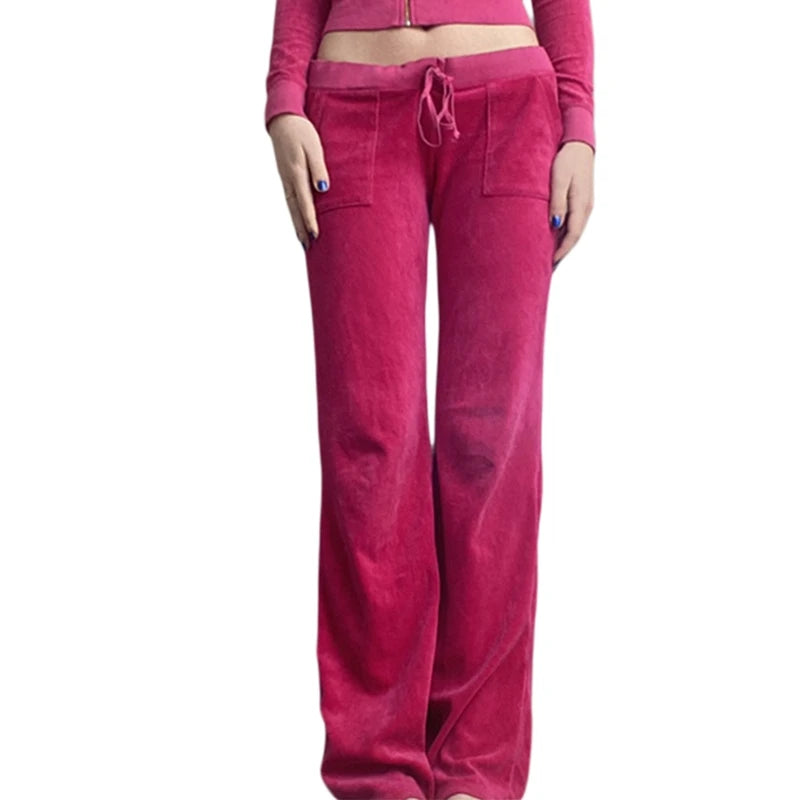 The Velvet Zip-Up Hoodie & Pants Set – Cozy Casual Loungewear