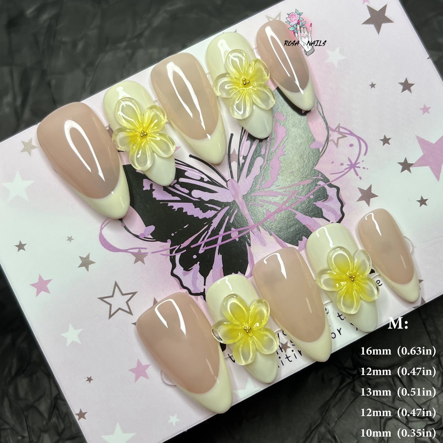 Strawberry Matcha Press-On Nails